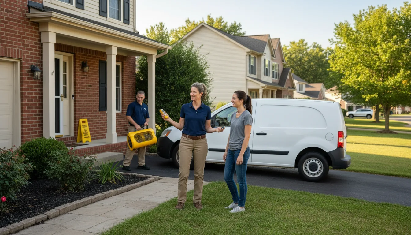 Residential water damage restoration in Smithfield, NE